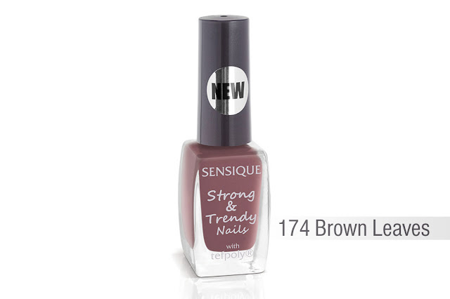 Sensique, Strong & Trendy Nails, 174 Brown Leaves
