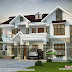 2924 square feet sloping roof house plan