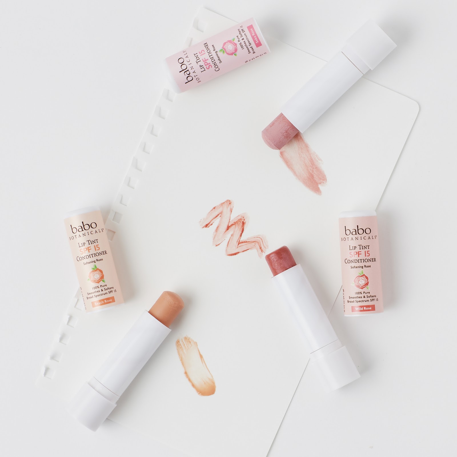 Babo Botanicals Lip Tint Conditioner SPF 15 Review Babo Botanicals Lip Tint Conditioner SPF 15 Seka Rose Beach Rose Wild Rose hellolindasau natural organic lip tint