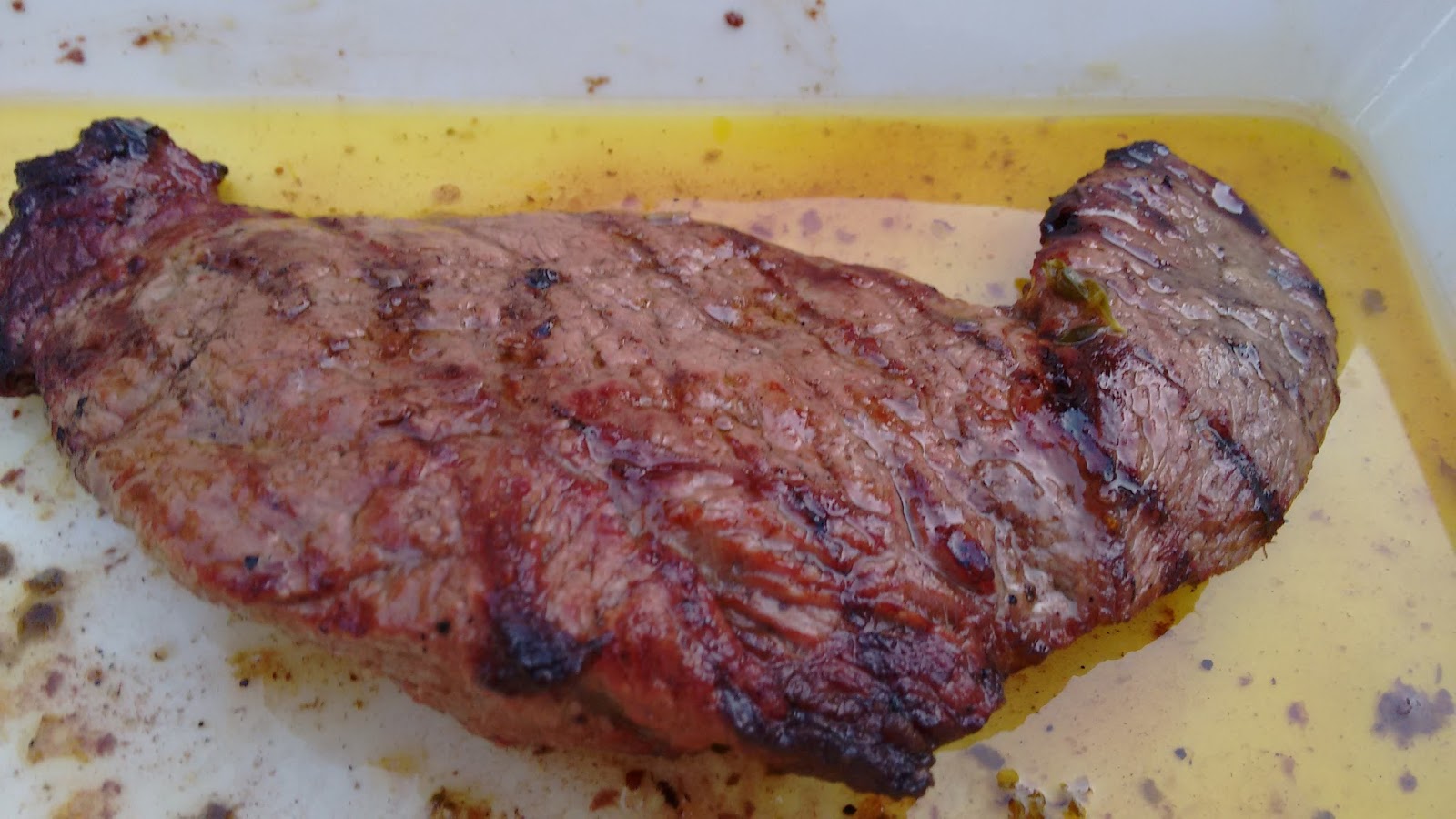 The Cotswold Camper Marinated Rump Steak Another BBQ spectacular