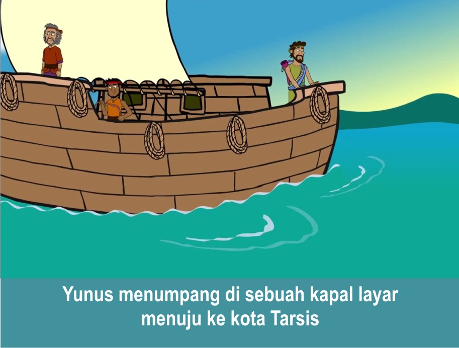 Komik Alkitab Anak: Yunus di Perut Ikan