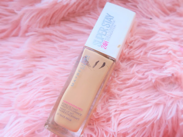 Review - Base Superstay 21 Nude Beige Maybelline