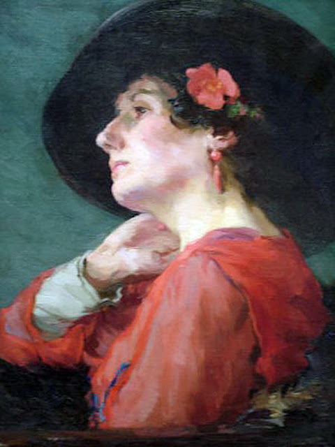 Self Portrait, David Foggie, Portrait of a lady, Scottish Painter, International Art Gallery, Portrait Fine arts