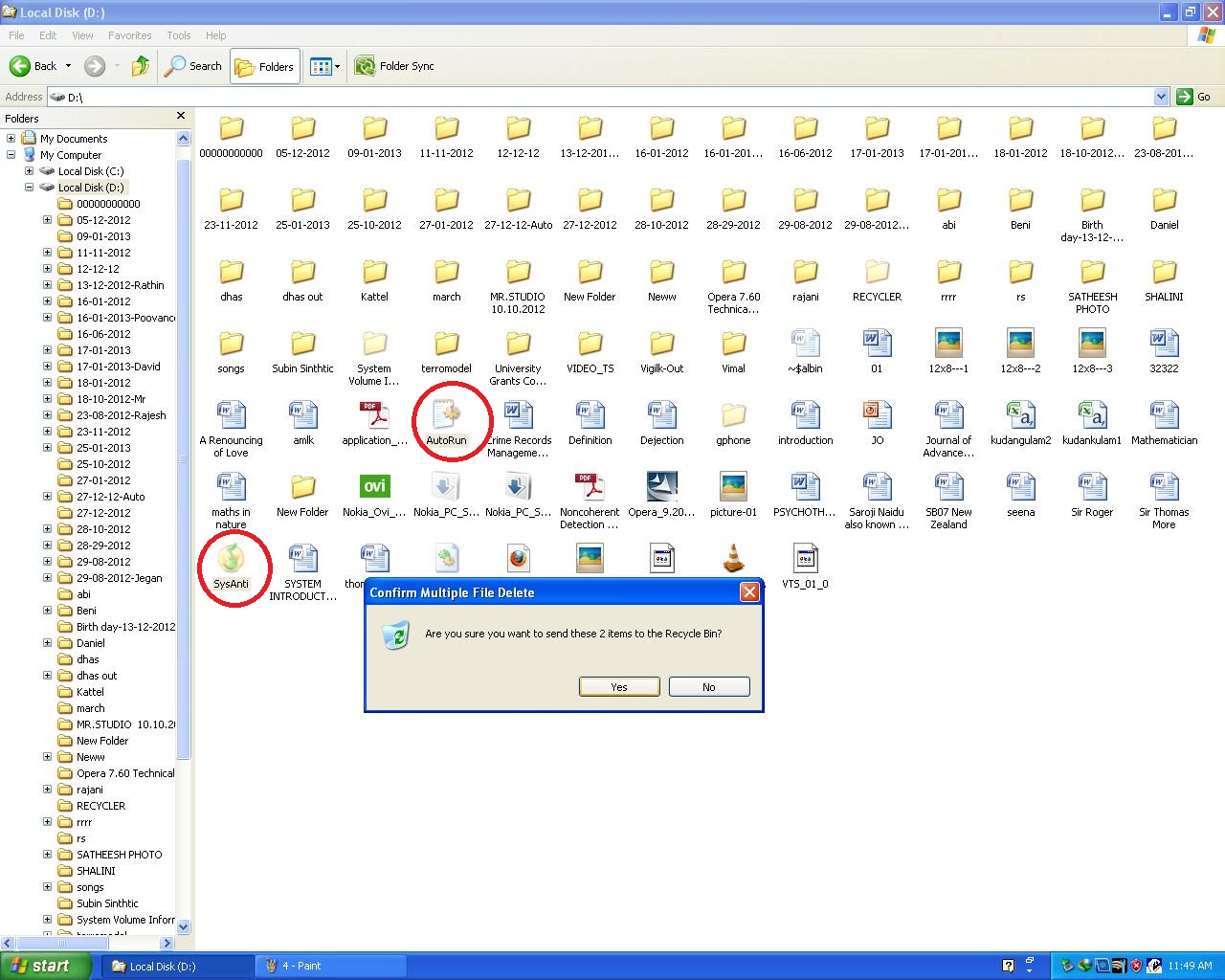 Remove Computer Virus manually