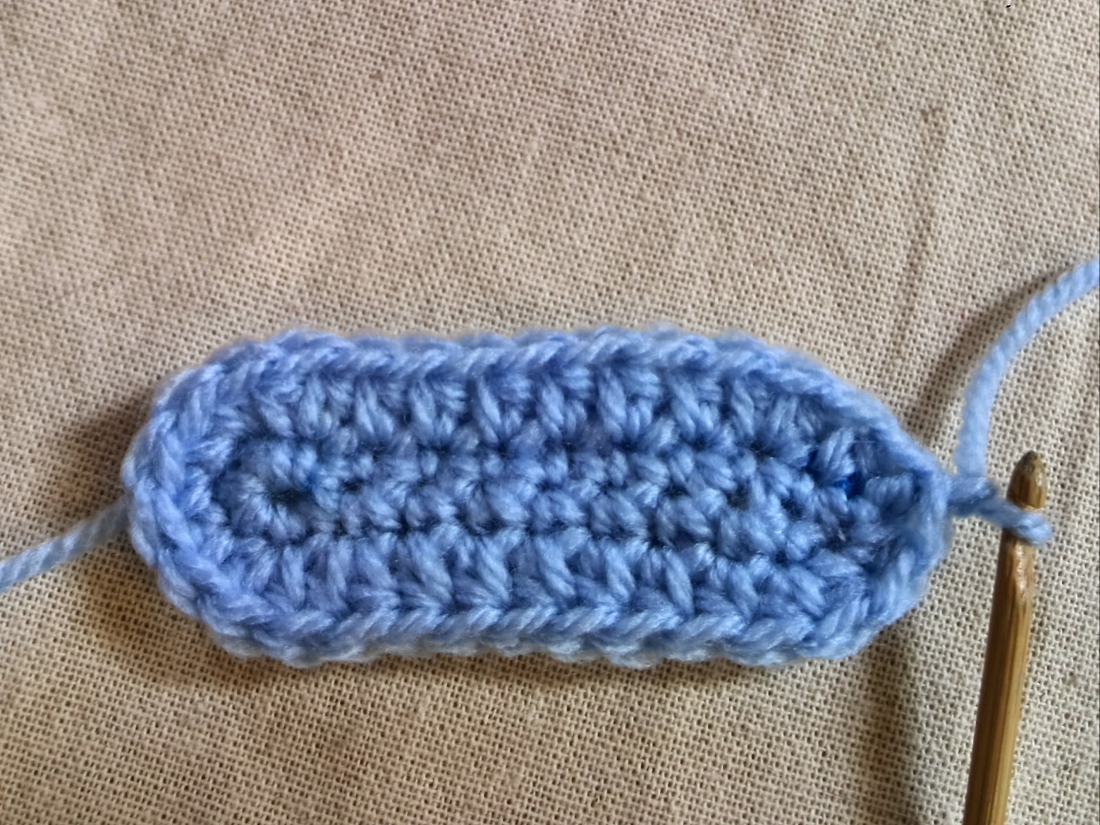 2段目：かぎ針編みベビーブーツ