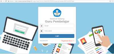 cara login guru pembelajar