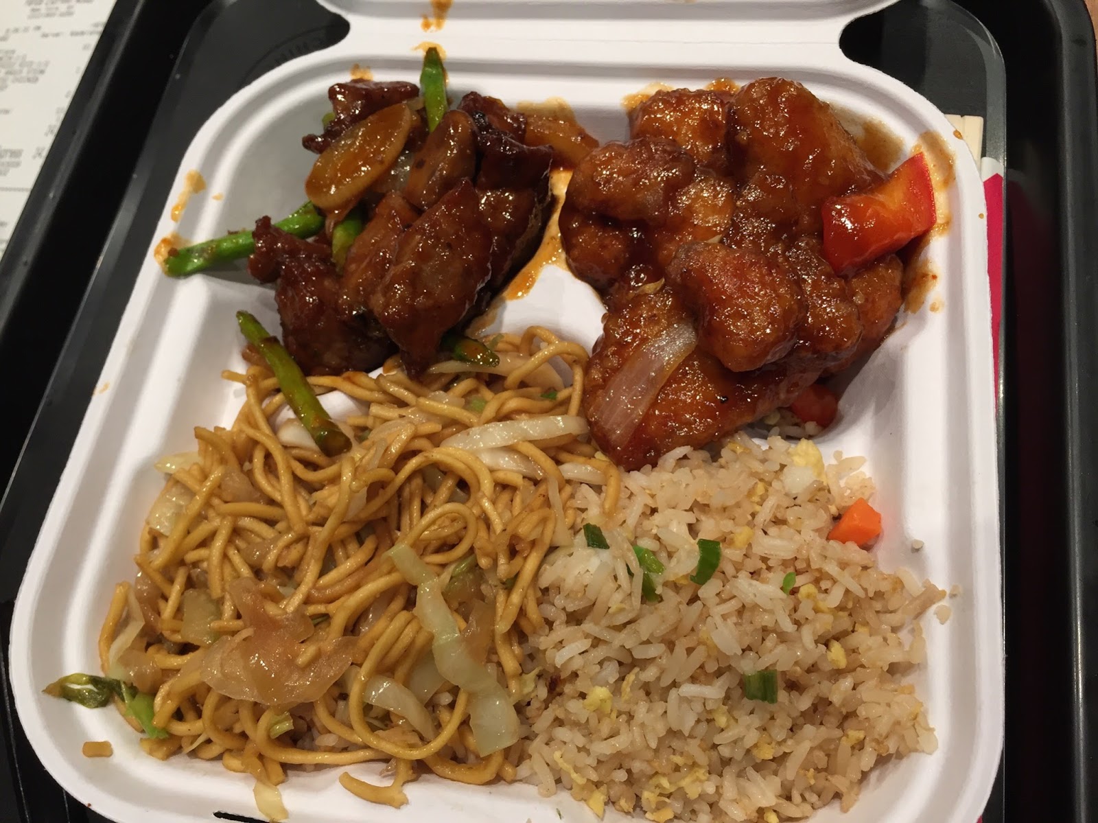 Bigger Plate From Panda Express / パンダエクスプレスのビッガー プレート I'm Made of Sugar! Chihiro's food blog