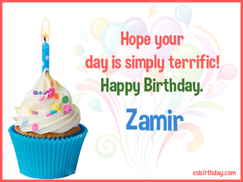 Zamir Happy birthday Zamir Happy birthday