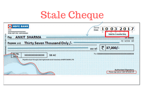 STALE CHEQUE