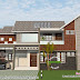2584 square feet mixed roof 4 bedroom home design