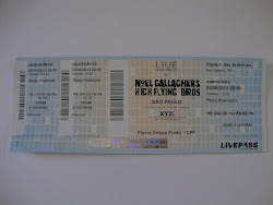 High Flying Birds Collector: Memorabilia Ticket São Paulo/Brazil 02 05 2012