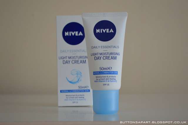 a picture of nivea daily essentials light moisturising day cream for normal & combination skin