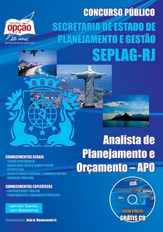 Apostila SEPLAG RJ - Secretaria Estadual de Planejamento e Gestão Apostila CONCURSO SEPLAG RJ - Secretaria Estadual de Planejamento e Gestão