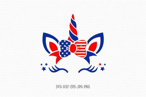 Free Svg Template Free Svg Cut Files For Cricut Silhouette Brother Scan N Cut Cutting Machines 4th Of July Unicorn Svg For Silhouette