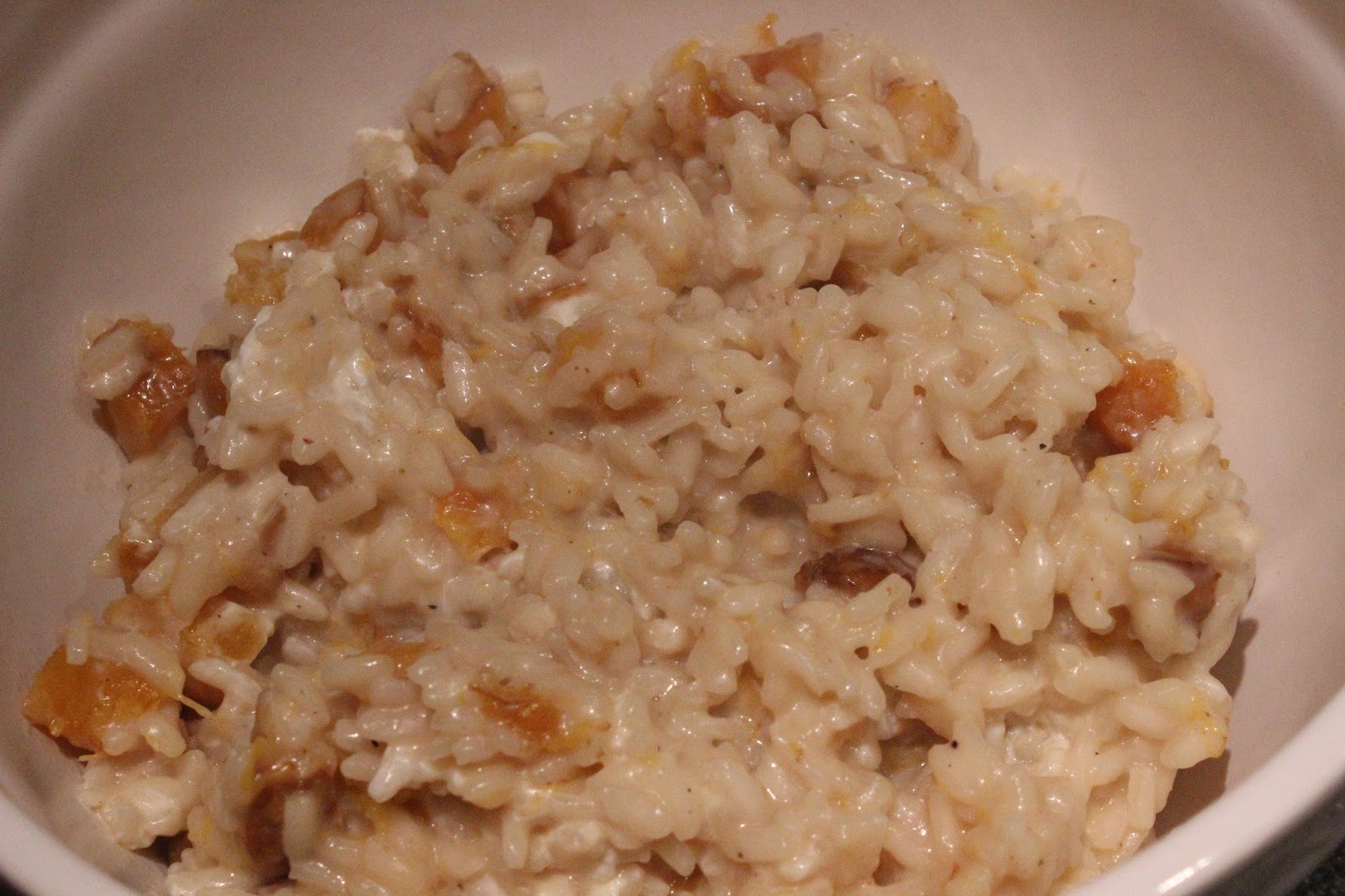 ItalianFusion Risotto with Goats Cheese and Butternut Squash