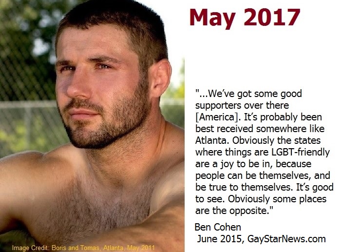 Stonewall Gazette Unofficial Ben Cohen 2017 Calendar