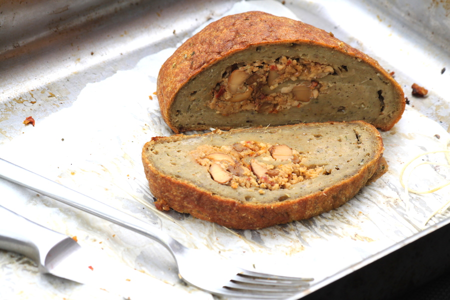 Cardamom Seitan Roulade