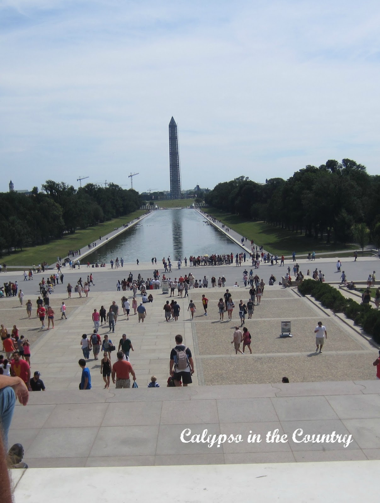 View of mall in DC View of mall and reflecting pool - DC