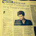 2015-01-12 Print: Adam Lambert in Scottish Metro Paper-UK