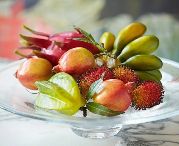 Artificial fruit as decoration