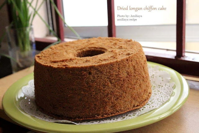 Dried Longan Chiffon Cake