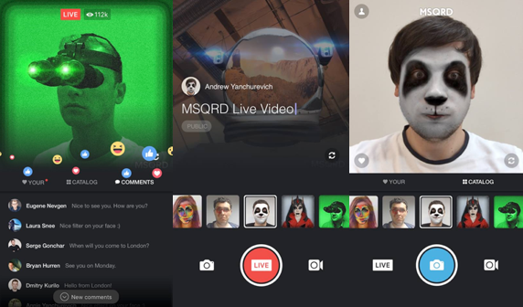 手機直播大戰升溫！YouTube 加入戰局、Facebook 添 MSQRD 特效等 3 大更新