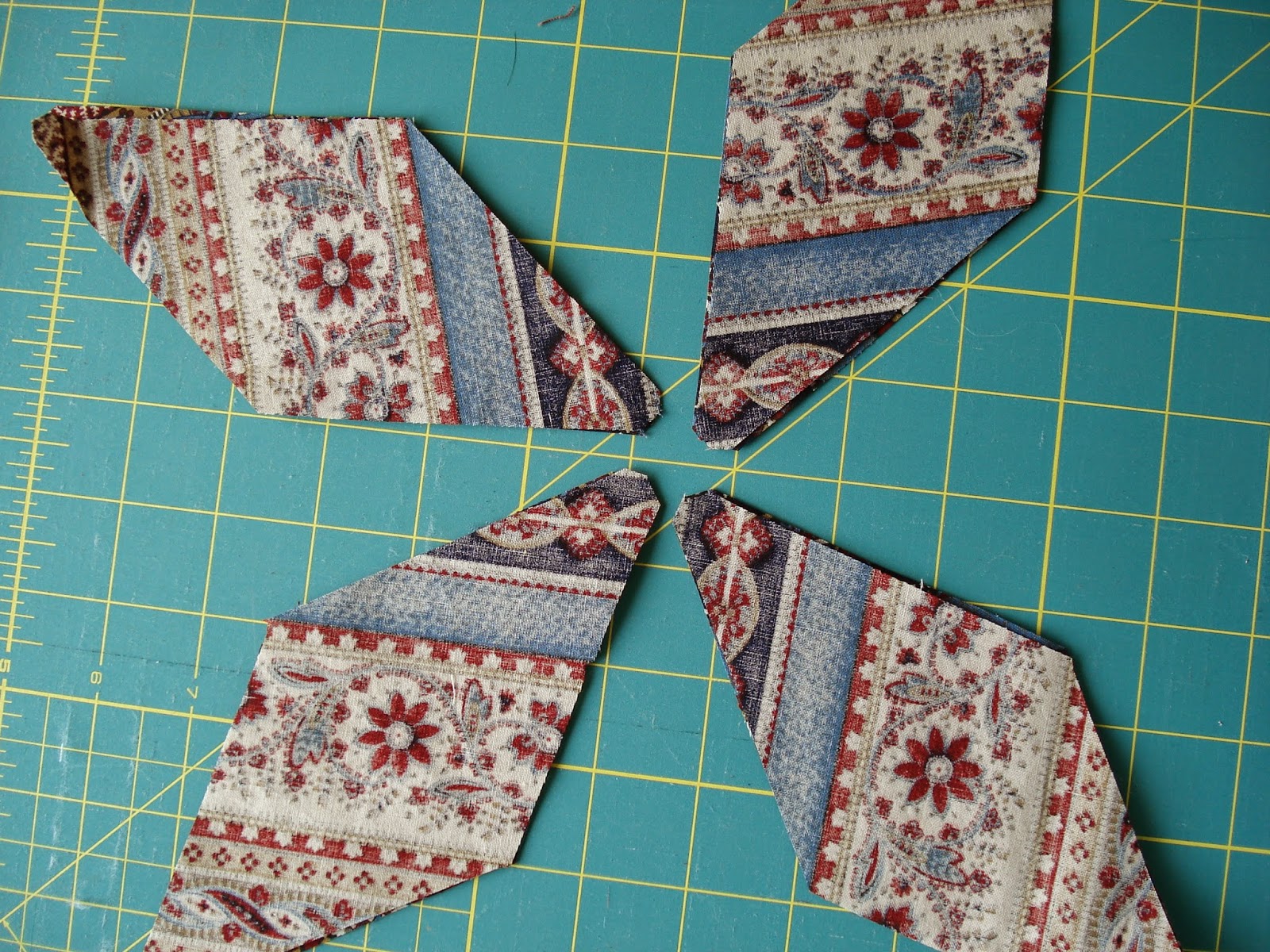 Pamelaquilts 2014 UFO Challenge August Finish How to sew a yseam quilt block LeMoyne Star