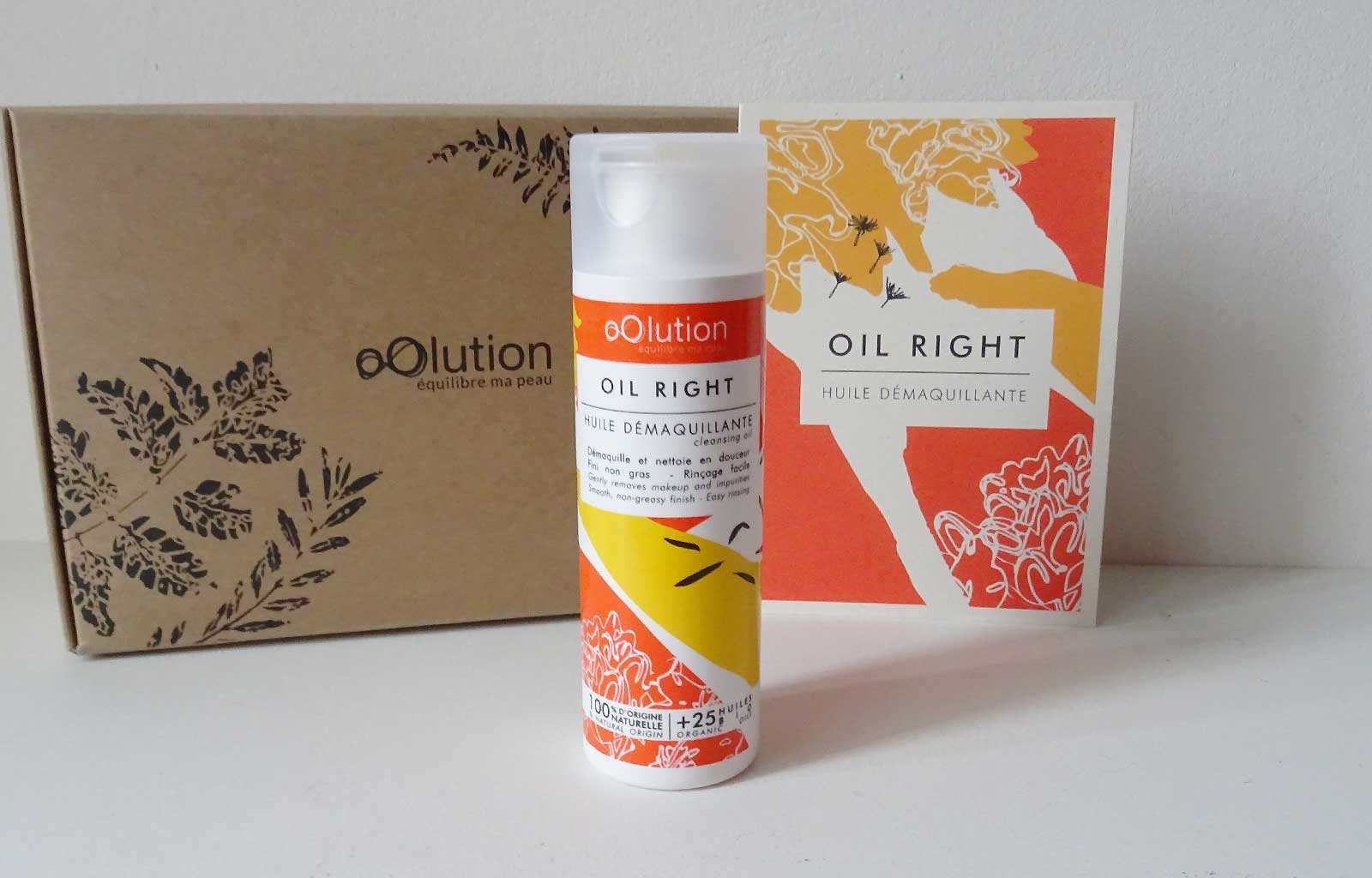huile démaquillante Oil Right oolution