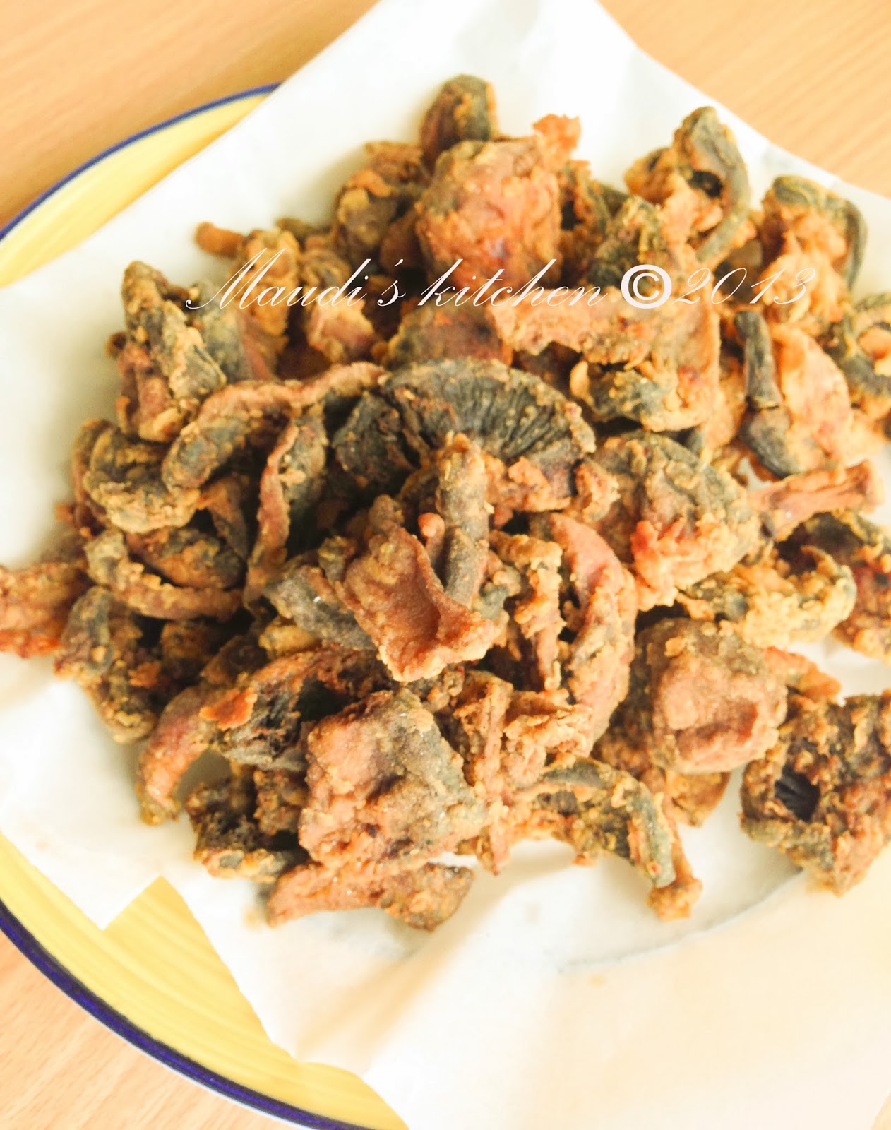 Maudi's kitchen Jamur Goreng Tepung
