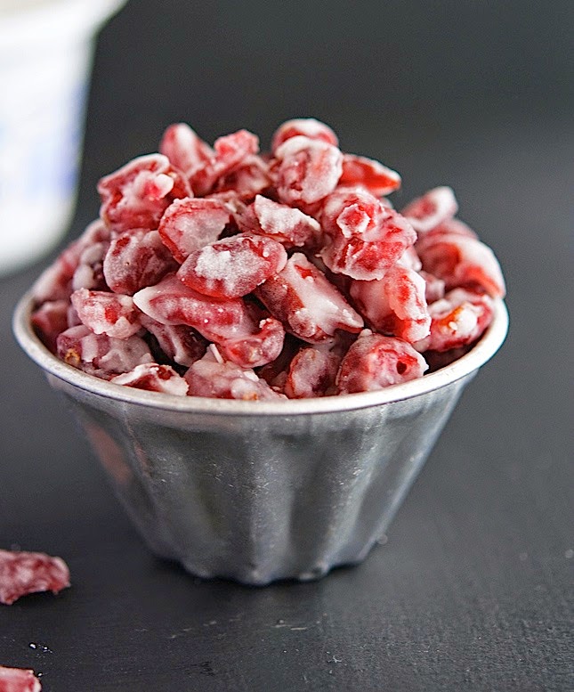Yogurt-Covered Cranberries (A Paleo-ish Snack)