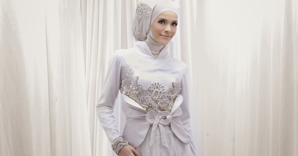 baju pengantin sederhana muslimah 