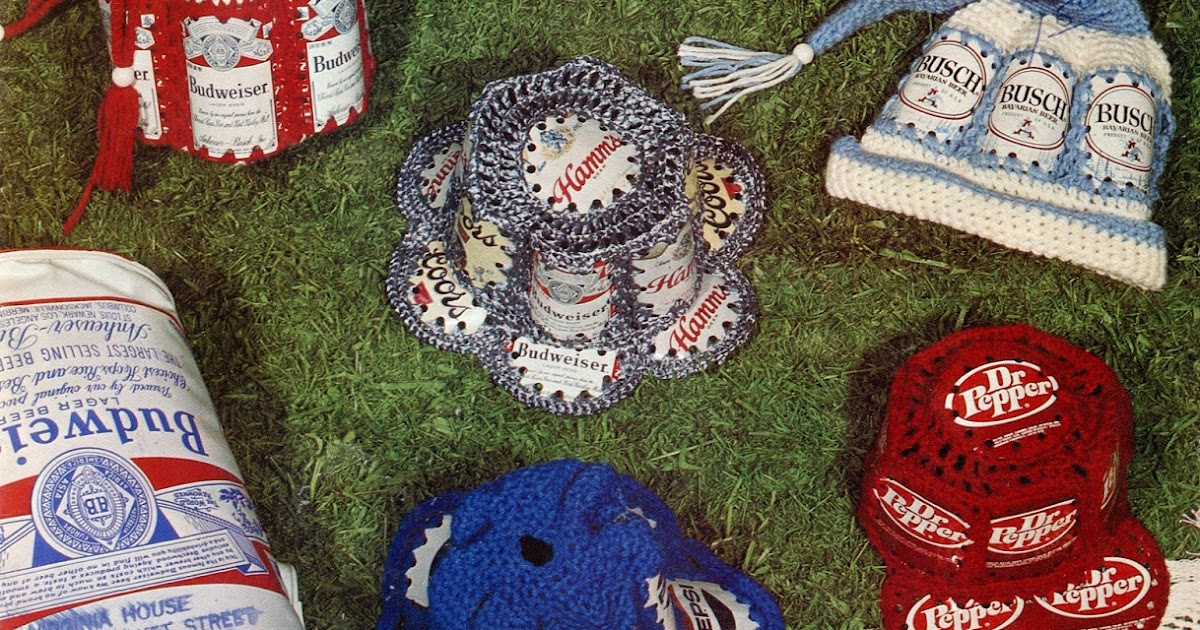 Mitch O'Connell Make Your Very Own Knit Beer Can Hat! Bringing Back