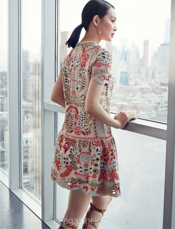 Shin Min Ah, Shin Min Ah Harper's Bazaar, Valentino Spring 2015 RTW