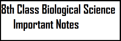 8th Class Biological Science Important Notes Leading Website For Ap And Telangana Teachers Lesson Plans Students Projects Teaching Learning Materials