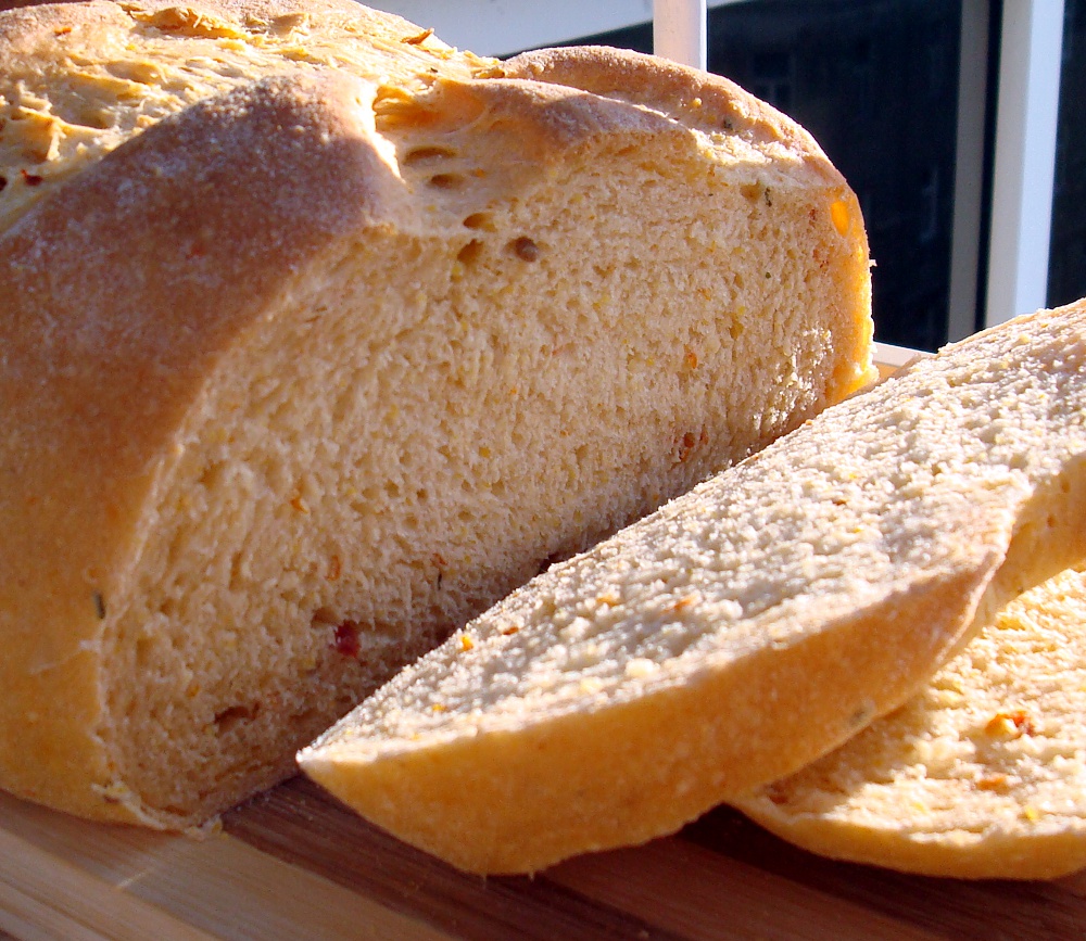 SquareCircleWorks Val’s Original Sundried Tomato Polenta Bread