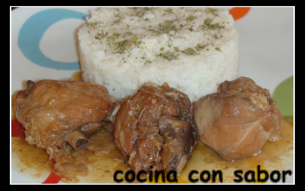 cocina con sabor Adobo de pollo de Manila
