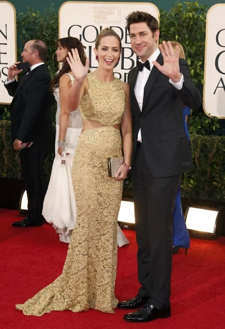 Emily Blunt in Michael Kors at 2013 Golden Globe Awards
