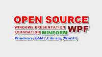 Windows Presentation Framework (WPF), Windows Forms and the Windows XAML Library (WinUI) are now open source
