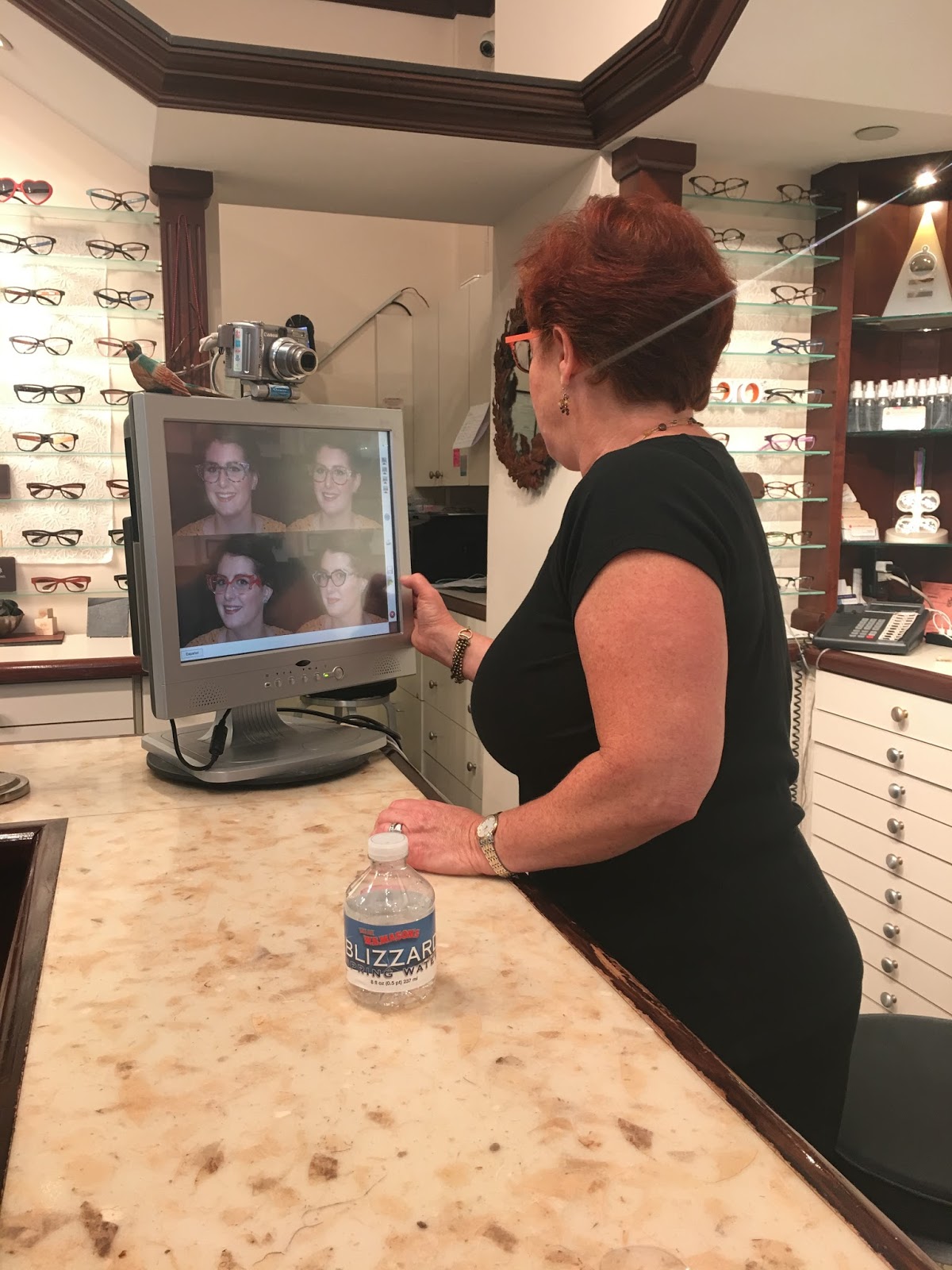 behind the leopard glasses Faniel Trunk Show 10/10 Optics {AKA