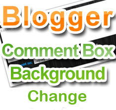  Change Blogger Threaded Comment Box Background  