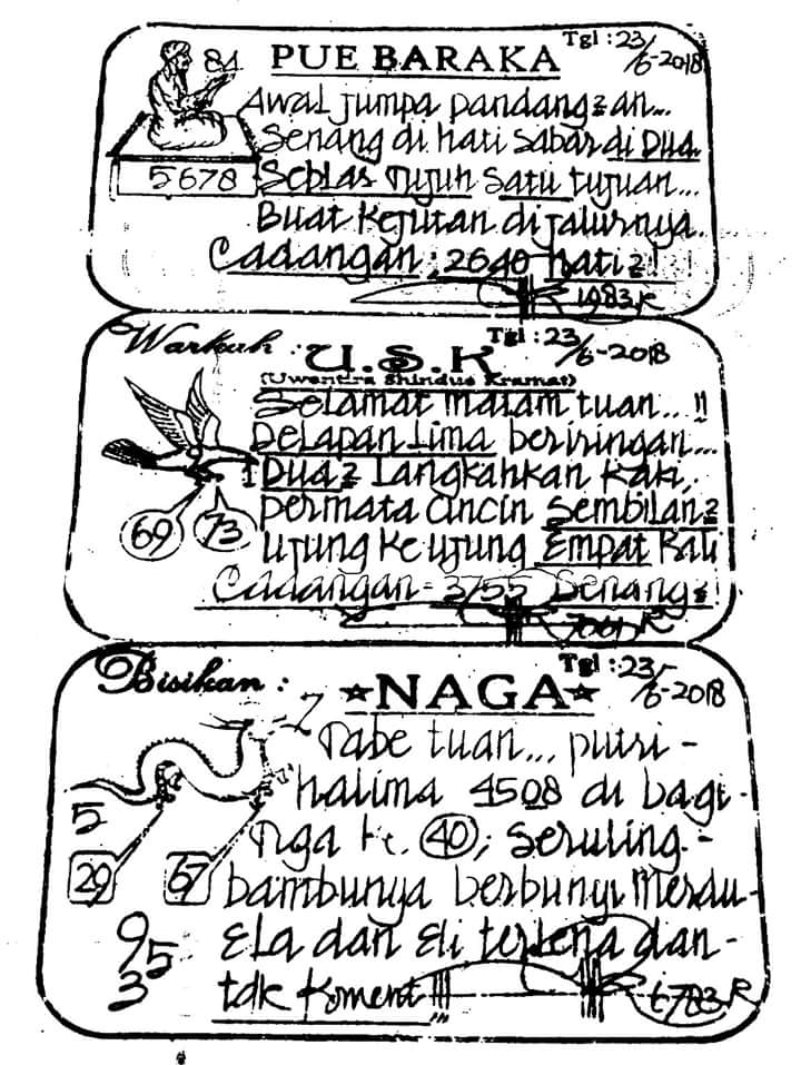 Prediksi Togel Brm Stmd Pue Singapore 23 Juni 2018 Kode Syair Sgp Hk Sd Motesia