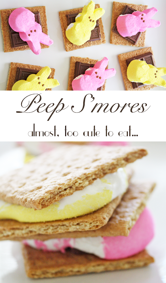 Colorful Peep S'mores