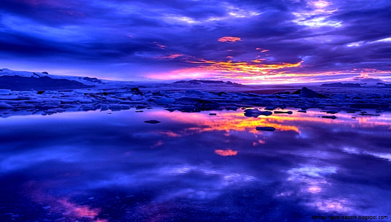 Blue Sky Sunset Wallpaper  All HD Wallpapers