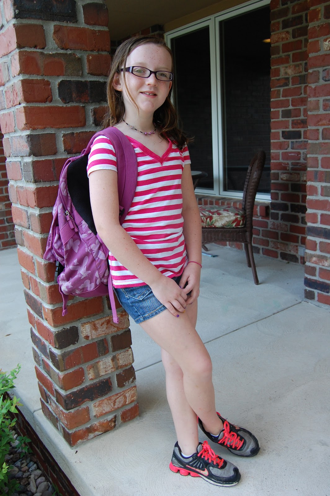 Rouse House: First day of 4th grade for Claire!!