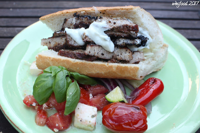 WesFood: Gegrilltes Nackensteak nach Gyrosart