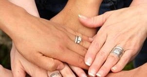 Trend Alert-Stacked Wedding Rings 