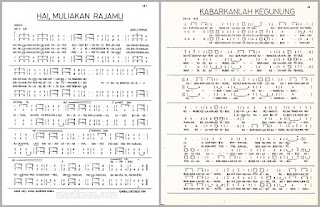 Daftar lirik lagu PADUAN SUARA untuk Natal lengkap dengan NOT NADA