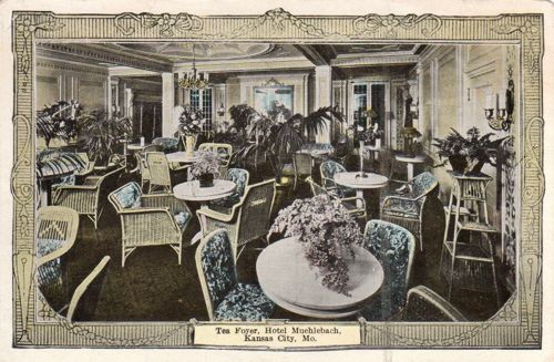 Tea With Friends: Tea Room Postcard #4 - Hotel Muehlebach ...