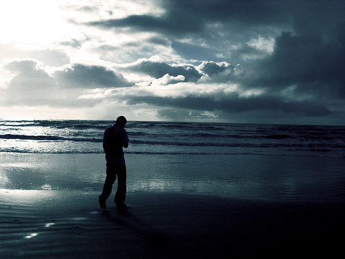 Andando pela saudade onde as mares me lan�am