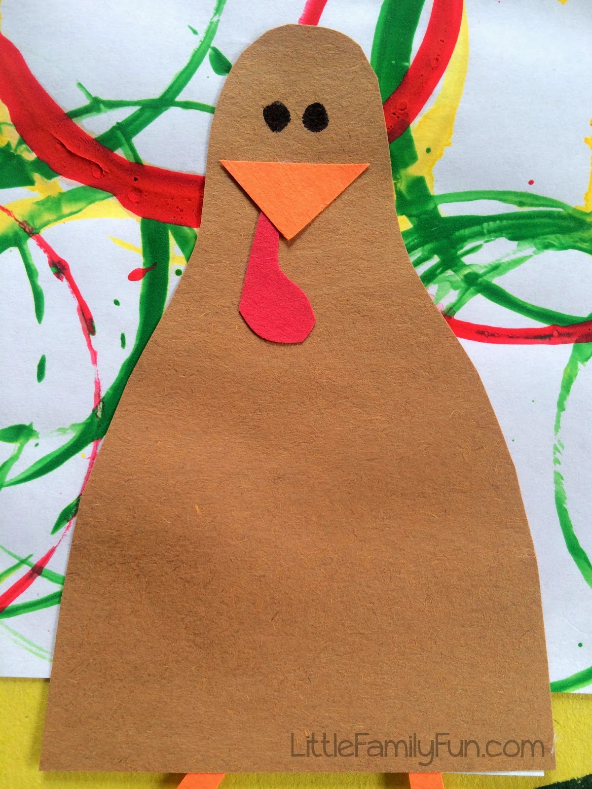 Little Family Fun Turkey Painting